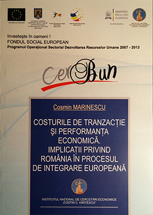Costurile de tranzacție și performanța economică. Implicații privind România în procesul de integrare europeană